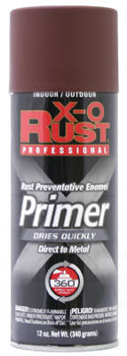 Anti-Rust Enamel Primer, Red, 12-oz. Spray