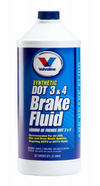 Dot 3 & 4 Brake Fluid, 32-oz.