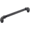 Hickory Hardware HH076012-BNV 5" Black Nickel Vibed Pipeline Cabinet Pull