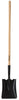 Home Plus Steel 8 in. W x 56 in. L Square Point Shovel Wood (Pack of 6)