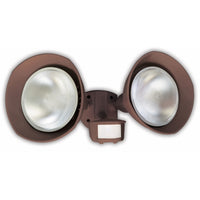 Designers Edge Motion-Sensing Hardwired LED Bronze Security Floodlight