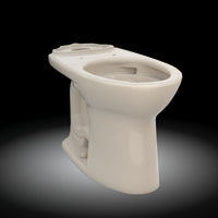 TOTO® Drake® Elongated Universal Height TORNADO FLUSH® Toilet Bowl with CEFIONTECT®, Bone - C776CEFG#03