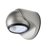 Fulcrum Light It! Motion-Sensing Battery Powered LED Silver Porch Light