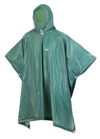 Rain Poncho, Adult, Green