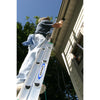 Werner 20 ft. H Aluminum Telescoping Extension Ladder Type II 225 lb. capacity