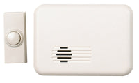 Heath Zenith White Plastic Wireless Door Chime