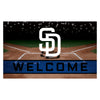 MLB - San Diego Padres Rubber Door Mat - 18in. x 30in.