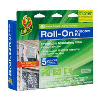 Duck Roll-On Clear Outdoor Window Film Insulator Kit 62 in.   W X 210  L