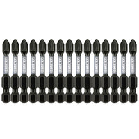 Impact Power Bit, Phillips #2, 2-In., 15-Pk.