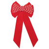 Holiday Trims Candy Cane Stripe Bow (Pack of 12)