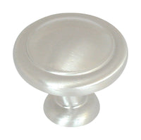 Amerock Allison Round Cabinet Knob 1-1/4 in. D 1-1/16 in. Satin Nickel 1 pk