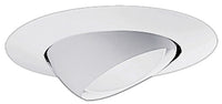 Halo Gloss White 6 in. W Aluminum Eyeball Trim