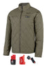 Milwaukee  M12 AXIS  M  Long Sleeve  Unisex  Full-Zip  Heated Jacket Kit  Olive