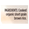 Lundberg Family Farms Organic Short Grain Brown Rice - Case of 12 - 7.4 oz.