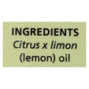 Aura Cacia - Essential Oil - Lemon - 0.5 fl oz