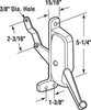 Prime-Line  Silver  Steel  Right  Awning  Window Operator  For Stanley-C & E