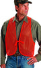 Safety Vest, Orange Polyester Mesh, One Size