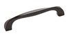 Hickory Hardware Twist Contemporary Arch Cabinet Pull 5-1/16 in. Iron Black 1 pk (Pack of 10)