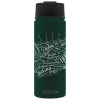 Liberty 20 oz Washington State Map Multicolored BPA Free Self-Cleaning Water Bottle