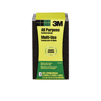 3M 4-1/2 in. L x 2-1/2 in. W x 1 in. 80 Grit Medium Block Sanding Sponge