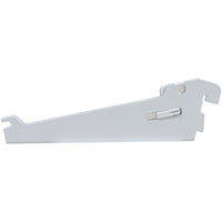 Rubbermaid Heavy Duty FastTrack White Steel Adjustable Mount Shoe Bracket 7-1/8 in. L