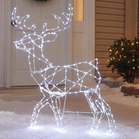 Celebrations  LED  White  36 in. Yard Decor  Lighted Standing Deer