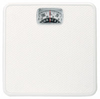 White Square Mechanical Bath Scale