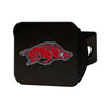 University of Arkansas Black Metal Hitch Cover - 3D Color Emblem