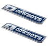 NFL - Dallas Cowboys 2 Piece Heavy Duty Alumnium Truck Emblem Set