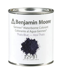 Benjamin Moore  Gennex  Thalo Blue  Colorant Systems  1 qt.