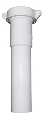 Lavatory/Kitchen Drain Extension Tube, White PVC