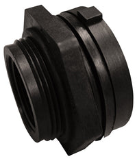 Pipe Fitting, Schedule 40 PVC  Bulkhead Fitting, 1-1/4-In.