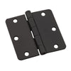 National Hardware 3-1/2 in.   L Black Door Hinge 1 pk