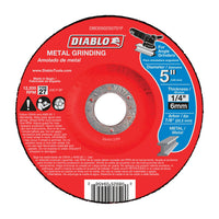 Diablo 5 in. D X 7/8 in. Aluminum Oxide Metal Grinding Disc 1 pc