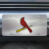 MLB - St. Louis Cardinals 3D Stainless Steel License Plate