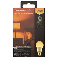 Monster Just Color It Up A19 E26 (Medium) Mood Light Color Bulb Kit Multi-Colored 7 Watt Equivalence