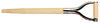 Shovel Replacement Handle, Wood, D-Grip, 25-In.