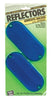 Hy-Ko  4.38 in. Round  Blue  Reflectors  2 pk