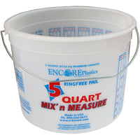 Encore Mix' n Measure White 5 qt Paint Pail