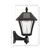 Gama Sonic Baytown Semi-Gloss Black Solar Powered 2.4 W LED Lantern 1 pk