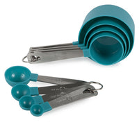 Measuring Spoons, Turquoise, 8-Pc.