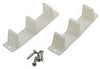 Prime-Line White Plastic Closet Door Guide 2 pk