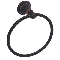 Ultra Faucets Oil Rubbed Bronze Towel Ring Zinc