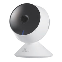 Globe Hardwired Indoor Black/White Wi-Fi Security Camera