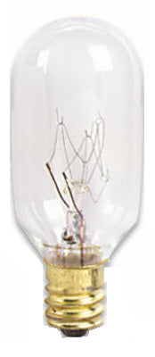 Appliance Light Bulb, Clear Tubular, 25-Watts (Pack of 6)