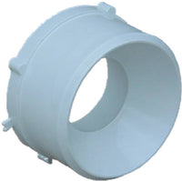 PVC Pipe Sewer Drain Adapter Bushing, 4-In. Spigot x 1-1/2-In. Hub