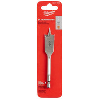 Milwaukee  3/4 in. Dia. x 4.5 in. L Flat Boring  Auger Bit  Carbon Steel  1 pc.