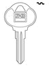 Hy-Ko Home Padlock Key Blank CLB1 Double sided For The Club (Pack of 10)