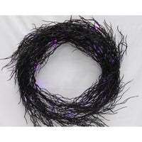 Sienna  Prelit Wreath With Irridescent Lights  Halloween Decor