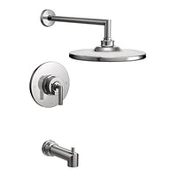 Chrome Posi-Temp(R) tub/shower